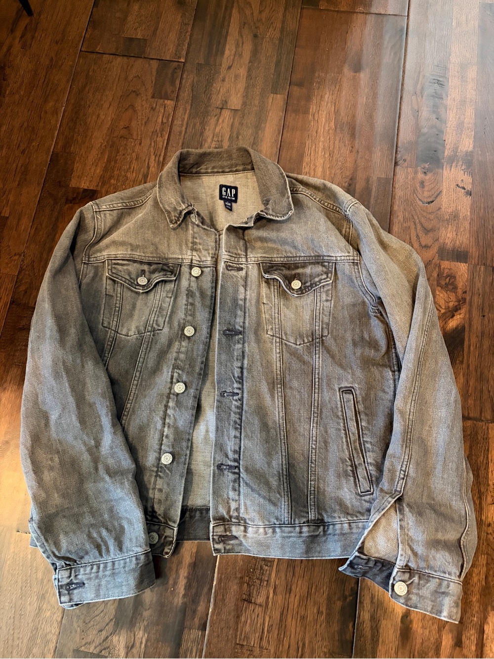 GAP Denim Jacket in Washed Gray